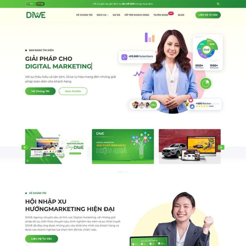 Mẫu Web Agency 05