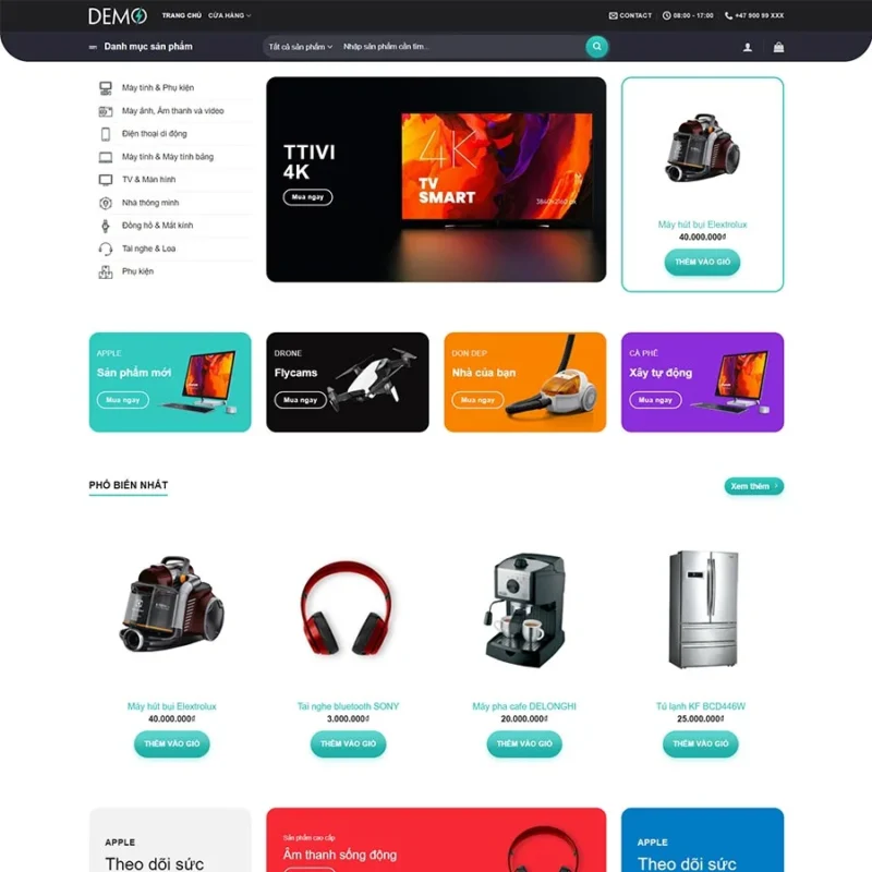 Mẫu Web Công Nghệ 02