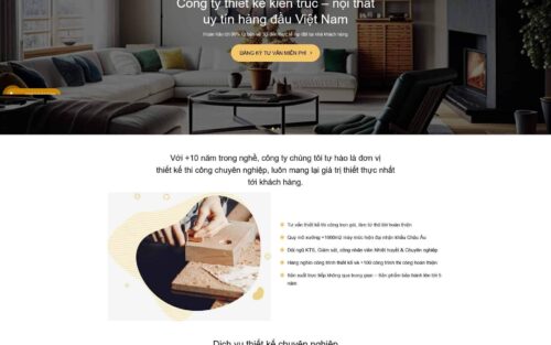 Mẫu Web Nội Thất 02
