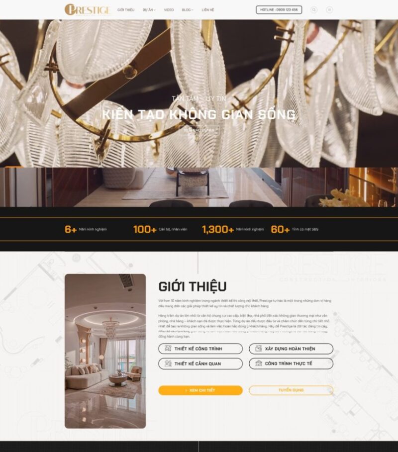 Mẫu Web Nội Thất 03