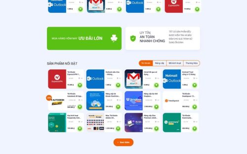 Mẫu giao diện Gamikey