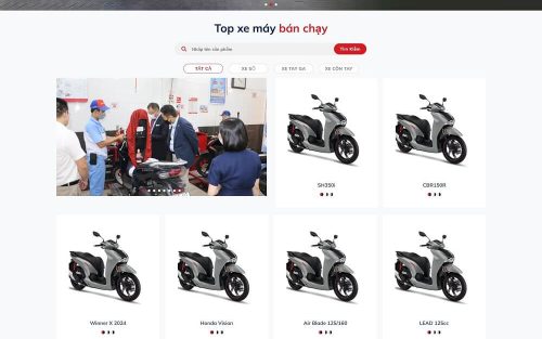 Mẫu Cửa Hàng Bán Xe Máy 01